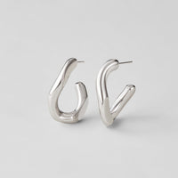 Silver Nevada Hoop Earrings - Beautiful Earth Boutique