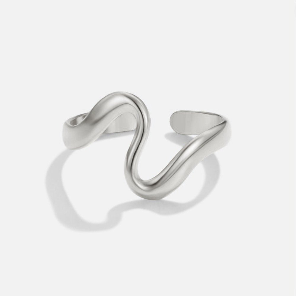 Silver Wave Ring - Beautiful Earth Boutique