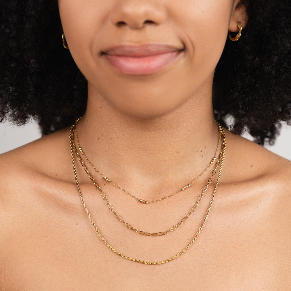 Sofia Gold Multi Layered Necklace - Beautiful Earth Boutique