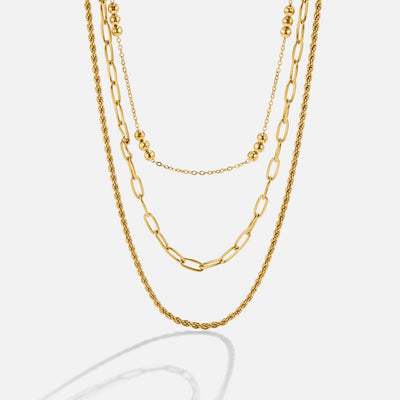 Sofia Gold Multi Layered Necklace - Beautiful Earth Boutique
