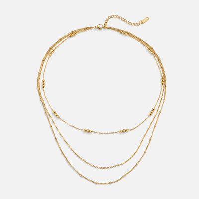 Tessa Triple Layered Necklace - Beautiful Earth Boutique