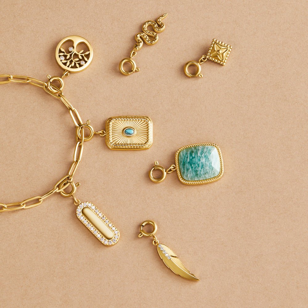 Turquoise Sunburst Charm - Beautiful Earth Boutique