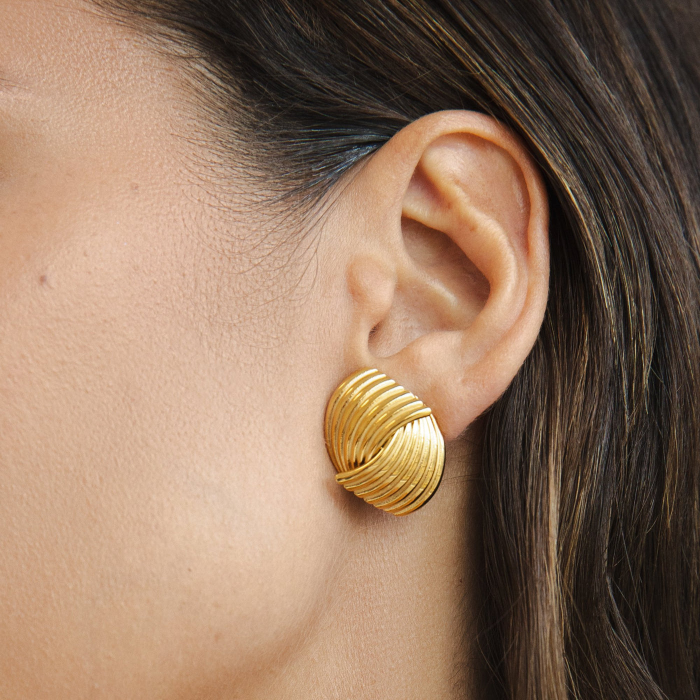 Vanna Luxury Gold Earrings - Beautiful Earth Boutique