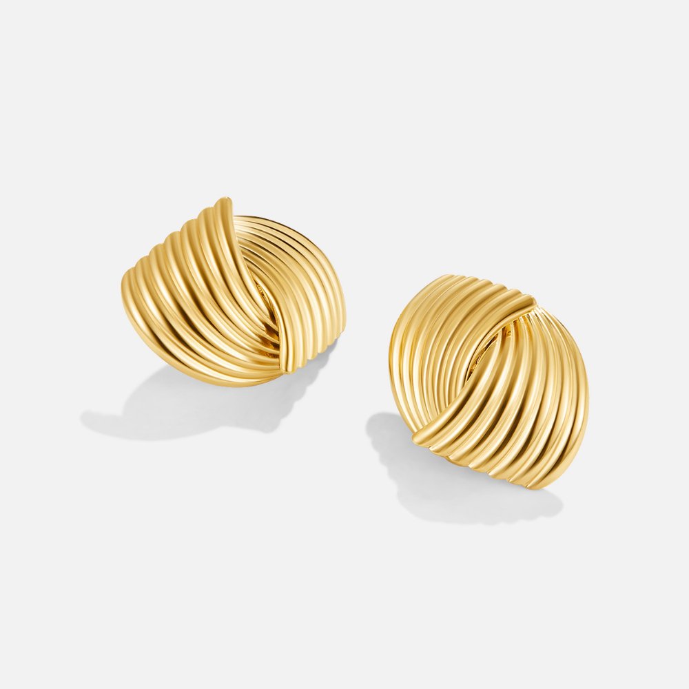 Vanna Luxury Gold Earrings - Beautiful Earth Boutique