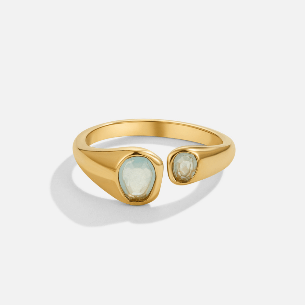 Vintage Aquamarine Wrap Ring - Beautiful Earth Boutique