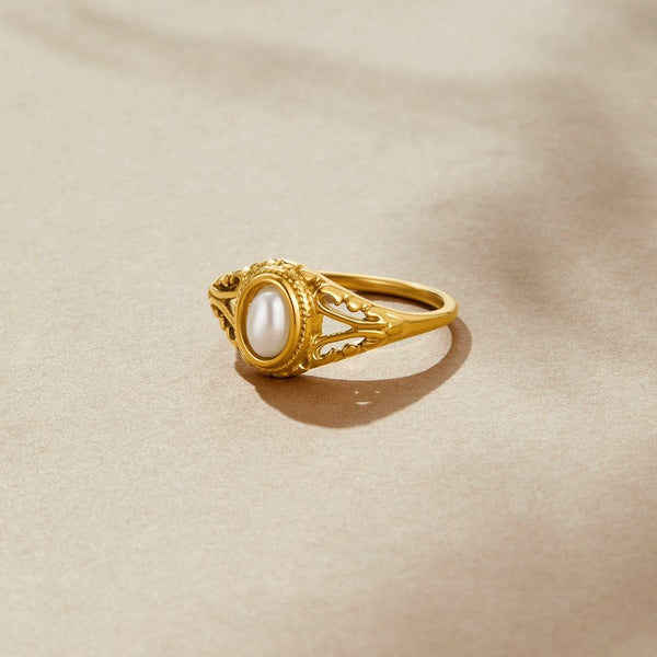Vintage-Perlenring „Royal“
