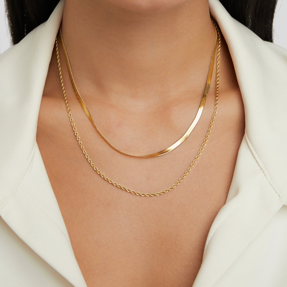 Alexandra Layered Necklace - Beautiful Earth Boutique