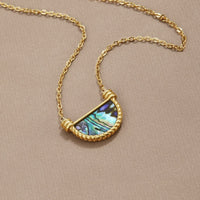Amalfi Turquoise Shell Necklace - Beautiful Earth Boutique