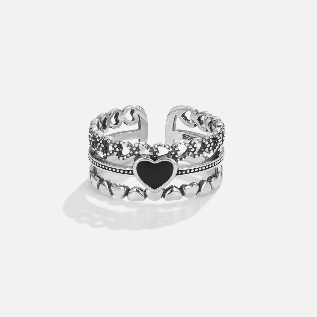 Black Heart Ring - Beautiful Earth Boutique