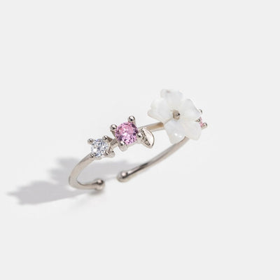 Crystal Cherry Blossom Ring - Beautiful Earth Boutique