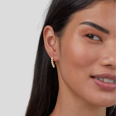 Divya Pearl Earrings - Beautiful Earth Boutique