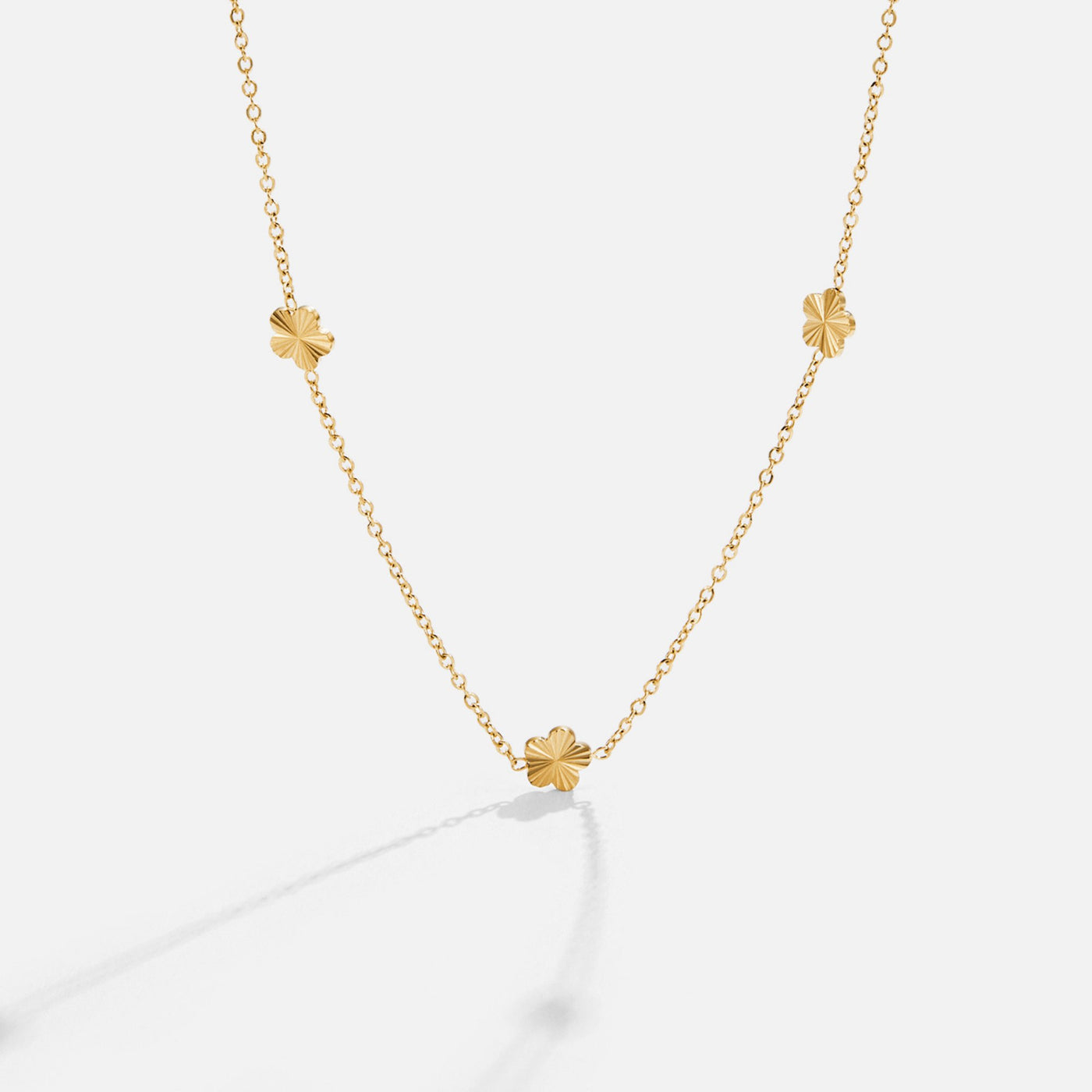 Flower Power 18K Gold Chain Necklace - Beautiful Earth Boutique