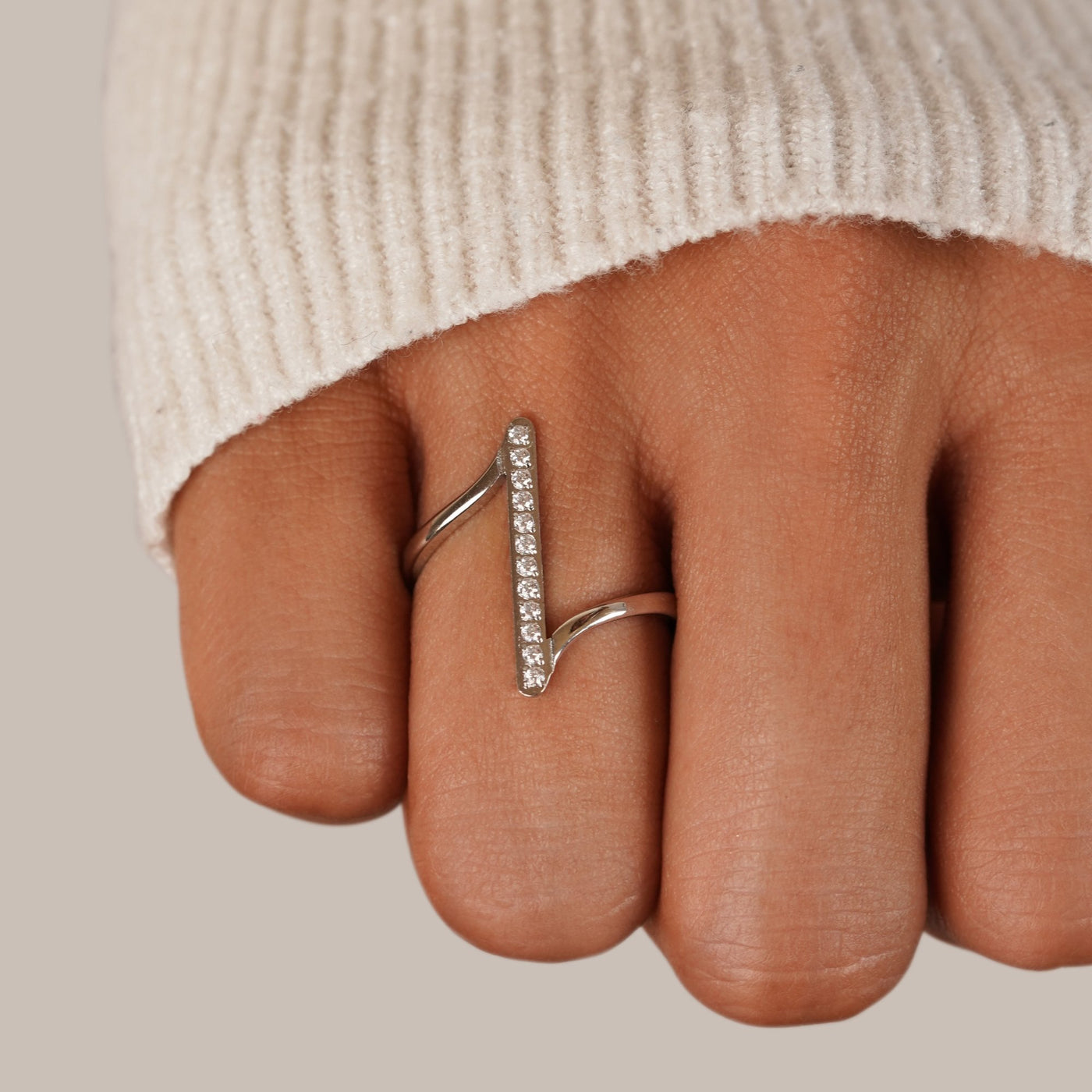 Mila Twisted Silver Ring - Beautiful Earth Boutique