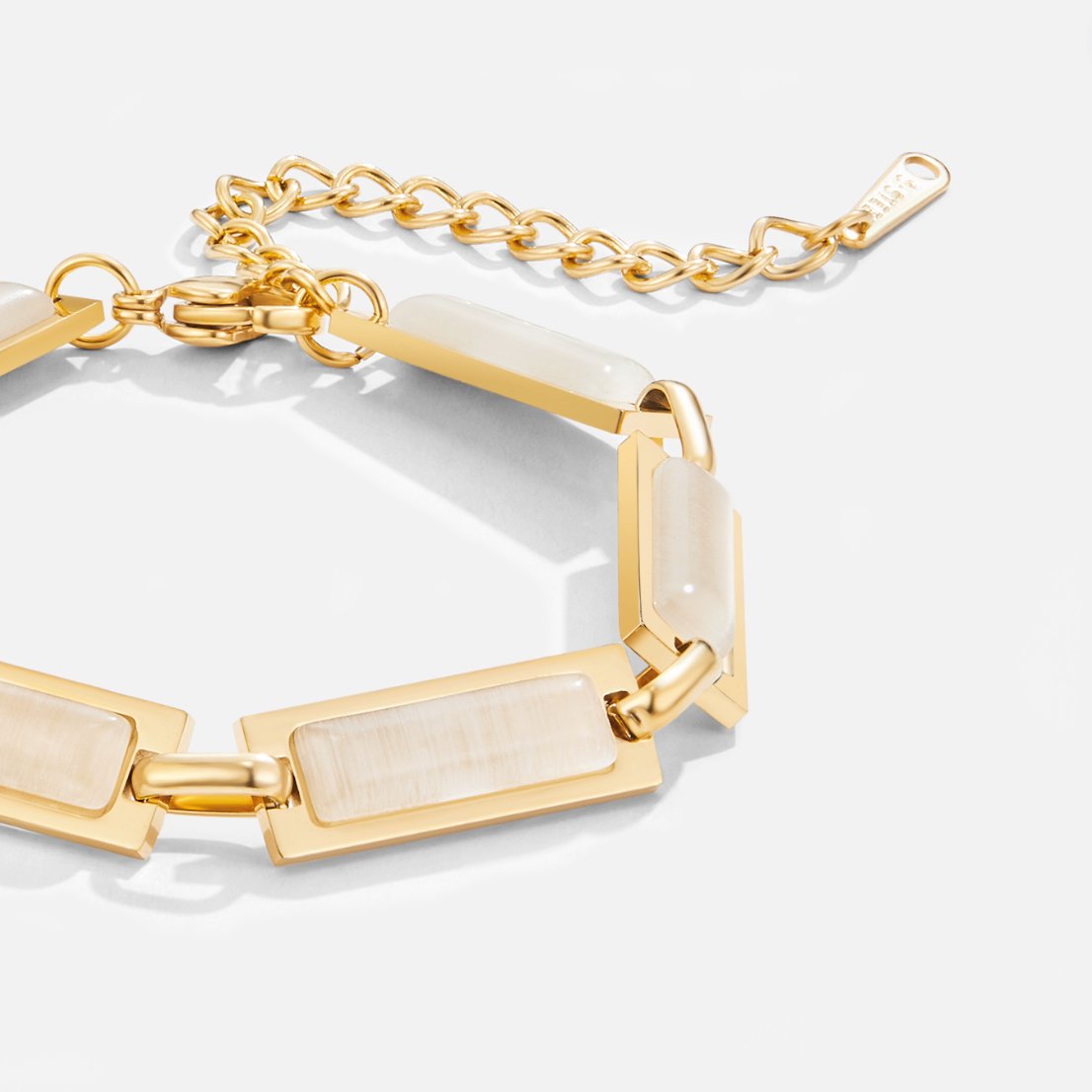 Opal Gold Baguette Bracelet - Beautiful Earth Boutique